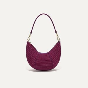 Rothy's The Mini Crescent Bag - Beet